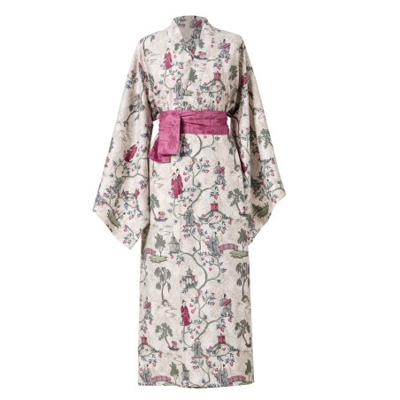 Κιμονό Kentia Ugetsu 15 Beige-Green-Blue-Old Rose