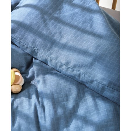 Σετ Παπλωματοθήκη Κούνιας 2 Τεμαχίων Kentia Yn 26 Blue 100x140