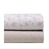 Σετ Σεντόνια Λίκνου 2 Τεμαχίων Kentia Zaharino Beige-Cream 70x120