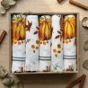 Σετ Πετσέτες Κουζίνας 5 Τεμαχίων Rythmos Pumpkin 40x60