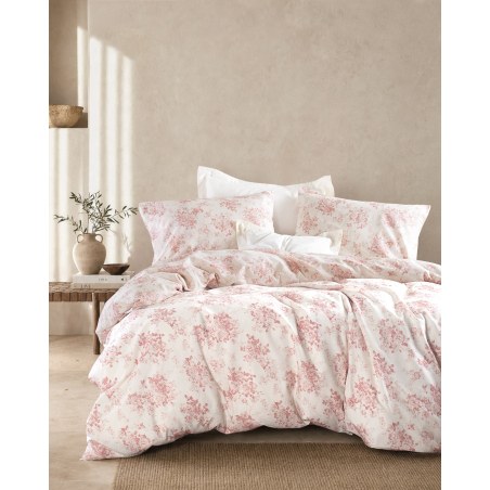 Σετ Μαξιλαροθήκες 2 Τεμαχίων Rythmos Gardenia Ροζ Ροζ 50x70