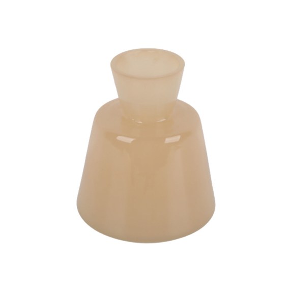 Estia Γυαλινο Διακοσμητικο Βαζο Glower 20Cm Κρεμ