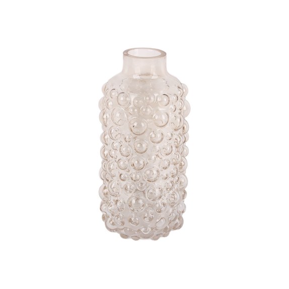 Estia Διακοσμητικο Γυαλινο Βαζο Bubble 24.5Cm Μελι