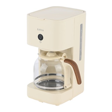 Estia Καφετιερα Φιλτρου Pure Cream 900W Με Γυαλινη Κανατα 1.5Lt Κρεμ