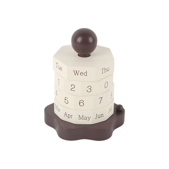 Estia Ξυλινο Διακοσμητικο Ημερολογιο Fibra 10X13Cm