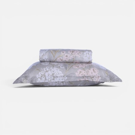 Σετ Παπλωματοθήκη Υπέρδιπλη 3 Τεμαχίων Nef-Nef Darling Grey 240x230