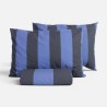 Σετ Παπλωματοθήκη Μονή 2 Τεμαχίων Nef-Nef Casual Vertia Blue/Black 170x240