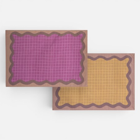 Σουπλά Nef-Nef Frame Bordo/Green 33x48