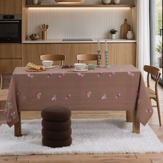 Τραπεζομάντηλο Αλέκιαστο Nef-Nef Radish Brown 140x140