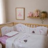 Σετ Σεντόνια Κούνιας 3 Τεμαχίων Nef-Nef Ballerine World Green 120x170
