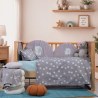 Σετ Σεντόνια Κούνιας 3 Τεμαχίων Nef-Nef Elephants 26 Grey 120x170