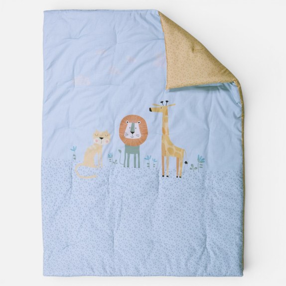 Βρεφικό Πάπλωμα Nef-Nef Wild Company Blue 110x140