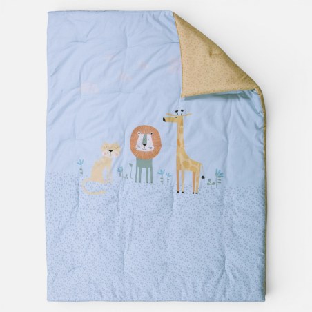 Βρεφικό Πάπλωμα Nef-Nef Wild Company Blue 110x140