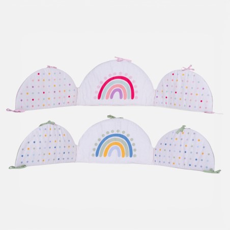 Πάντα Κούνιας Nef-Nef Baby Dots Ecru/Pink 60+67+60x40