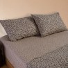 Σετ Σεντόνια King Size με Λάστιχο 4 Τεμαχίων Nef-Nef Wild Beige 180x200+35
