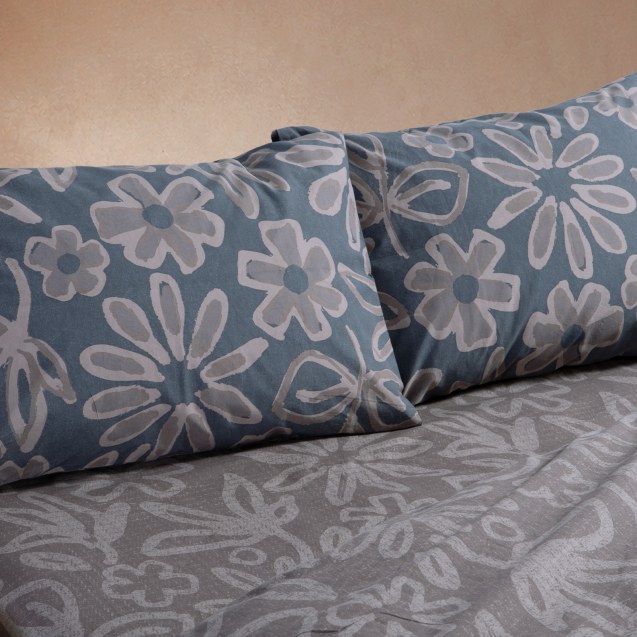 Μαξιλαροθήκη Nef-Nef Harmony Grey 52x72