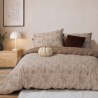 Σετ Παπλωματοθήκη Μονή 2 Τεμαχίων Nef-Nef Dream Ecru 170x240