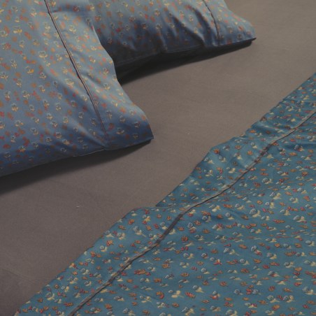 Σετ Σεντόνια Υπέρδιπλα 4 Τεμαχίων Nef-Nef Jeniffer Petrol Blue 240x270