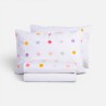 Σετ Παιδικά Σεντόνια Μονά 3 Τεμαχίων Nef-Nef Dots Ecru 170x260