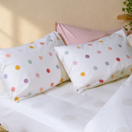 Σετ Παιδικά Σεντόνια Μονά 3 Τεμαχίων Nef-Nef Dots Ecru 170x260