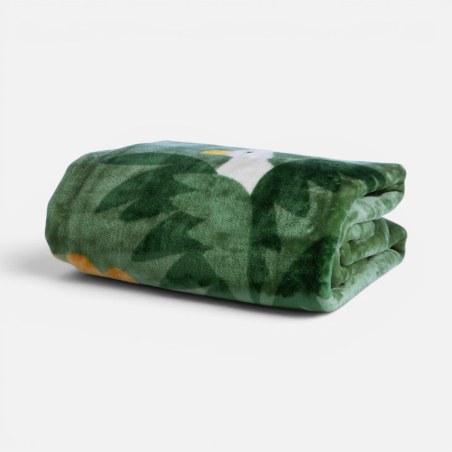 Παιδική Κουβέρτα Βελουτέ Μονή Nef-Nef Jungle Mania Green 160x220