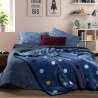 Παιδική Κουβέρτα Βελουτέ Μονή Nef-Nef Dots Blue Blue 160x220