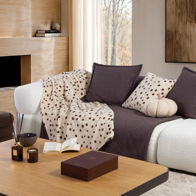 Κουβέρτα Καναπέ Nef-Nef Trust Beige 130x180