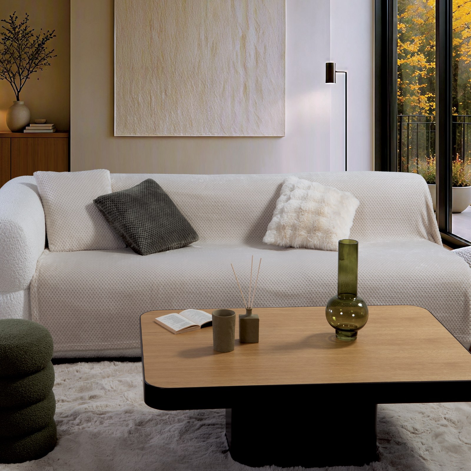 Ριχτάρια Anesis Home - ΣΗΜΑΝΤΙΚΟ: Σε περίπτωση διαφοράς τιμής από το κατάστημα ισχύει παντα και μόνο η τιμή του καταστήματος Ριχτάρι Πολυθρόνας Nef-Nef Edinber Ecru 130x180