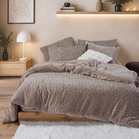 Σετ Παπλωματοθήκη Fleece Μονή 2 Τεμαχίων Nef-Nef Wilden Green 160x220