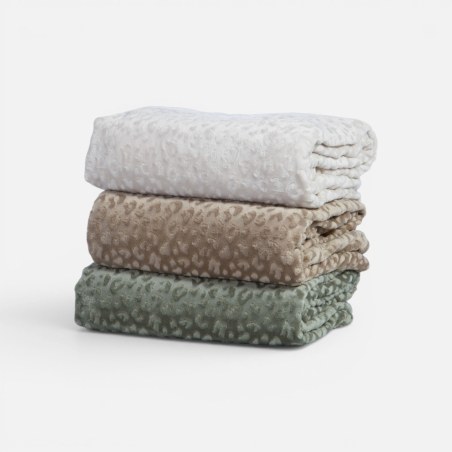 Σετ Παπλωματοθήκη Fleece Μονή 2 Τεμαχίων Nef-Nef Wilden Greige 160x220