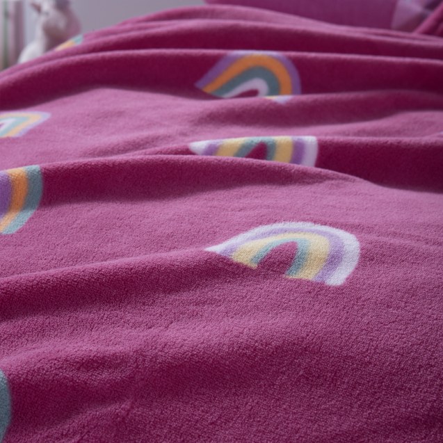 Παιδική Κουβέρτα Fleece Μονή Nef-Nef Rainbow...