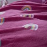 Παιδική Κουβέρτα Fleece Μονή Nef-Nef Rainbow Mood Fuchsia 160x220