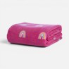 Παιδική Κουβέρτα Fleece Μονή Nef-Nef Rainbow Mood Fuchsia 160x220