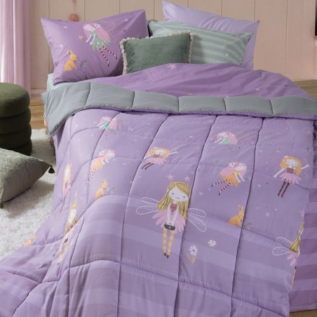 Παιδικό Πάπλωμα Μονό Nef-Nef Fairy Tale Mauve 160x220