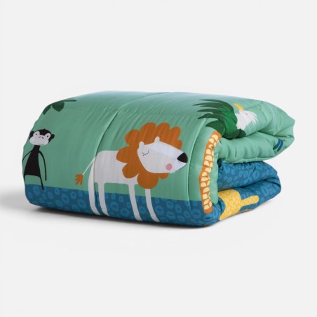 Παιδικό Πάπλωμα Μονό Nef-Nef Jungle Mania Green/Blue 160x220