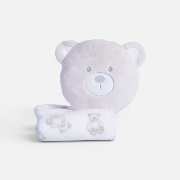 Κουβερτάκι με Μαξιλάρι Βρεφικό Fleece Nef-Nef Honey Bear...