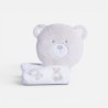 Κουβερτάκι με Μαξιλάρι Βρεφικό Fleece Nef-Nef Honey Bear Ecru/Beige 75x100,30x28