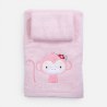Σετ Παιδικές Πετσέτες 2 Τεμαχίων Nef-Nef Wild & Sweet Pink 30x50,70x140