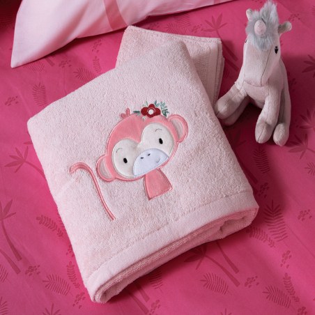 Σετ Παιδικές Πετσέτες 2 Τεμαχίων Nef-Nef Wild & Sweet Pink 30x50,70x140