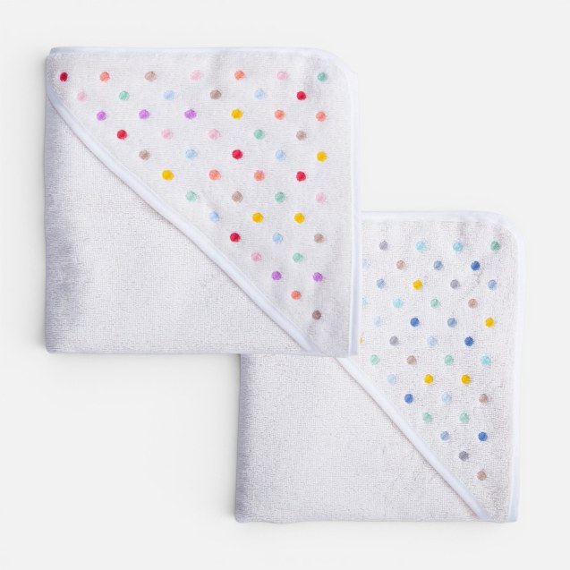 Βρεφική Κάπα Nef-Nef Dots Ecru/Blue 75x75