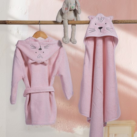 Βρεφική Κάπα Nef-Nef Cats Are Perfect Lotus Pink 75x75