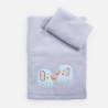 Σετ Βρεφικές Πετσέτες 2 Τεμαχίων Nef-Nef Elephants 26 Grey 30x50,70x140
