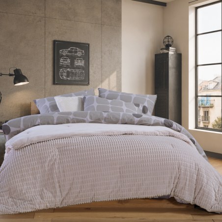 Κουβερτοπάπλωμα Υπέρδιπλο Nef-Nef Elaisa Camel 240x220