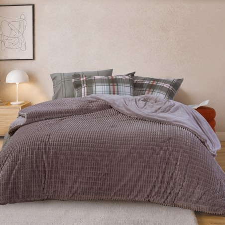 Κουβερτοπάπλωμα Υπέρδιπλο Nef-Nef Elaisa Camel 240x220