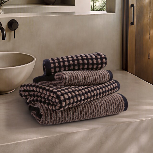 Πετσέτα Σώματος Nef-Nef Spectra Deep Taupe 70x140