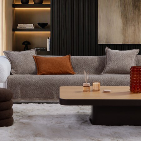 Ριχτάρι Τριθέσιου Nef-Nef Decore Ecru 170x300