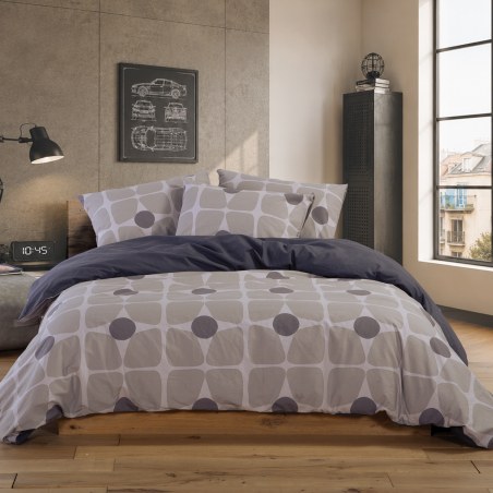 Σετ Σεντόνια Μονά με Λάστιχο 3 Τεμαχίων Nef-Nef Casual Coreo Taupe 100x200+35