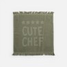 Ποτηρόπανο Nef-Nef Cute Chef Brown 50x50