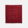 Ποτηρόπανο Nef-Nef Cute Chef Brown 50x50