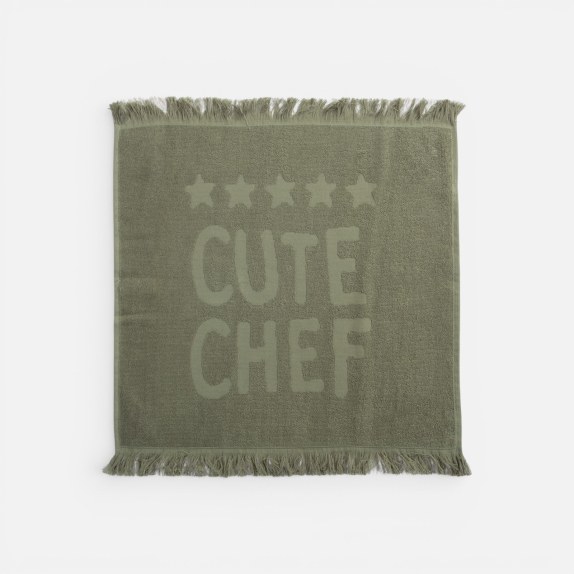 Ποτηρόπανο Nef-Nef Cute Chef Green 50x50